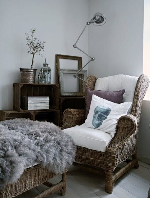 Decoración con cajones de fruta 09