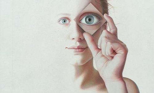 retrato realista mujer