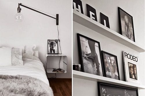 Detalles decorativos del dormitorio