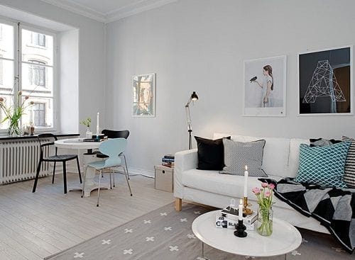 salon comedor escandinavo