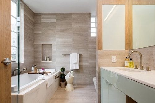 Baño de mármol