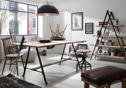 Comedor industrial Vintage Mhian en Portobellostreet