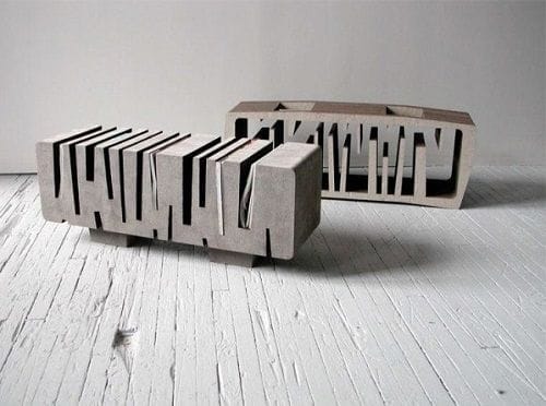 Mesa arquitectónica en gris