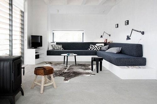 Salón nórdico de Stranwood House