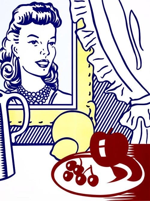 Still Life with Portrait from 'Six Still Lifes' 1974 by Roy Lichtenstein 1923-1997