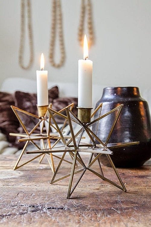 portavelas navideño