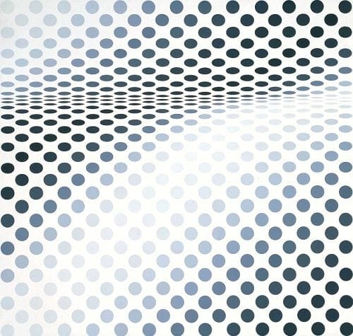 Hesitate 1964 by Bridget Riley born 1931