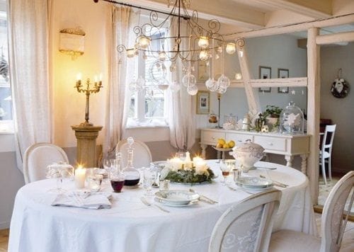 Decoración French Country para esta Navidad