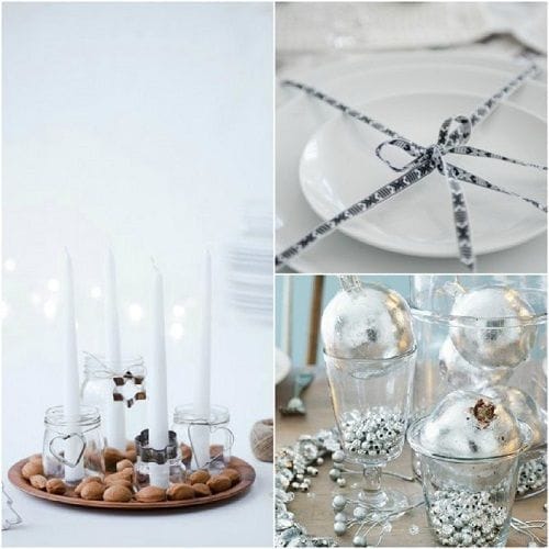 decoracion mesa de navidad