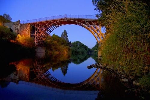 arquitectura de hierro puente