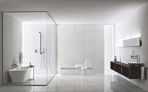 baño marmol blanco ideas decoracion