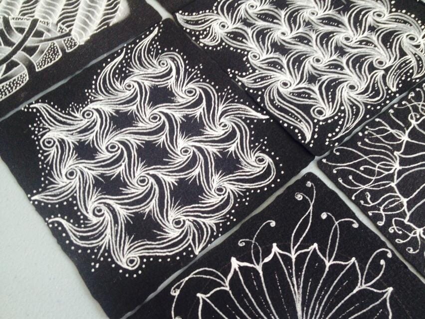 zentangle meditacion dibujo