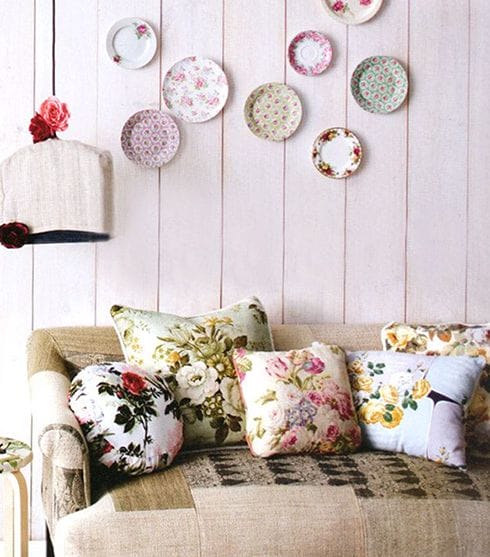 decoracion vintage ideas platos paredes