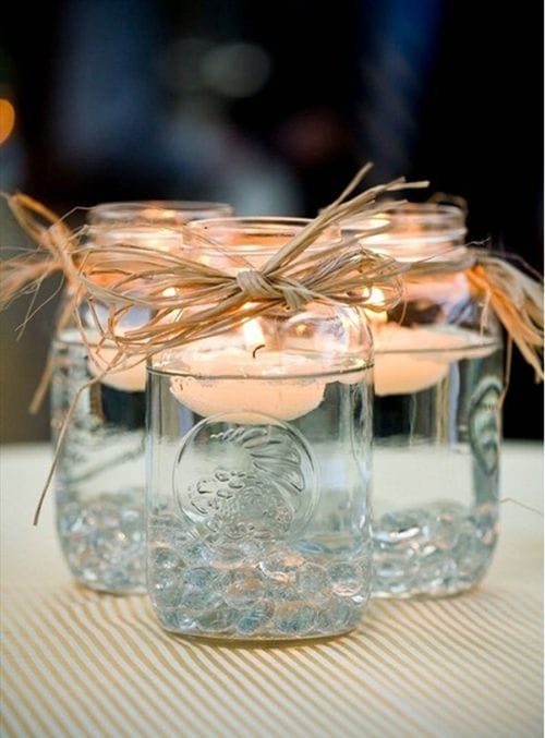 velas ideas diy mason jars decoracion