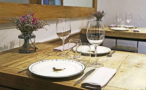 mesa restaurante triciclo madrid