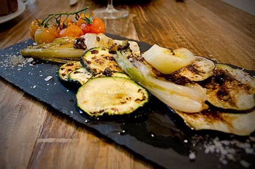 parrilla verduras comida tradicional el apartamento restaurante madrid