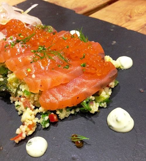 tabule salmon restaurante triciclo madrid