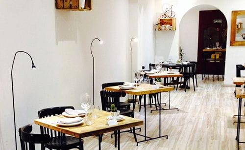 triciclo restaurante madrid salon mesas