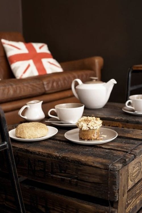 cafeteria ginger&white londres sofa cojin muffin