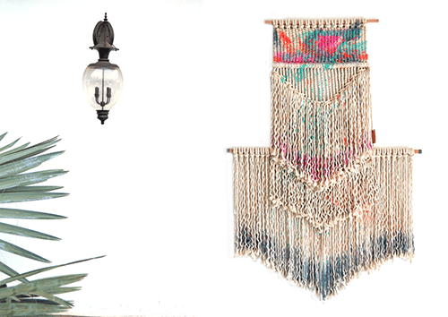 colgados macrame tejidos decoracion bohemia