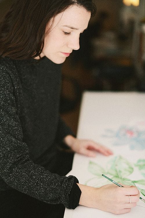 lara costafreda ilustradora moda barcelona papel pintado coordonne