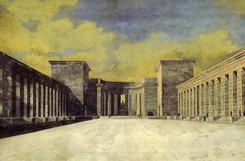 "Proyecto para un Monumento a Bismarck", Ludwig Mies van der Rohe (1910)