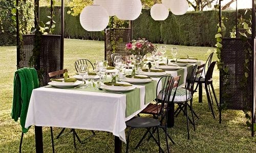 decoracion con globos papel de arroz