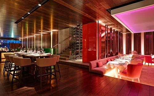 espacios interior restaurante the hall madrid