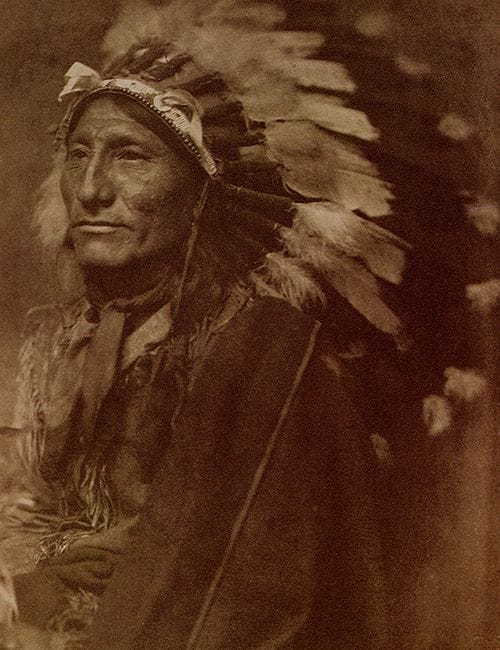 indian chief gertrude kasebier fotografia retrato