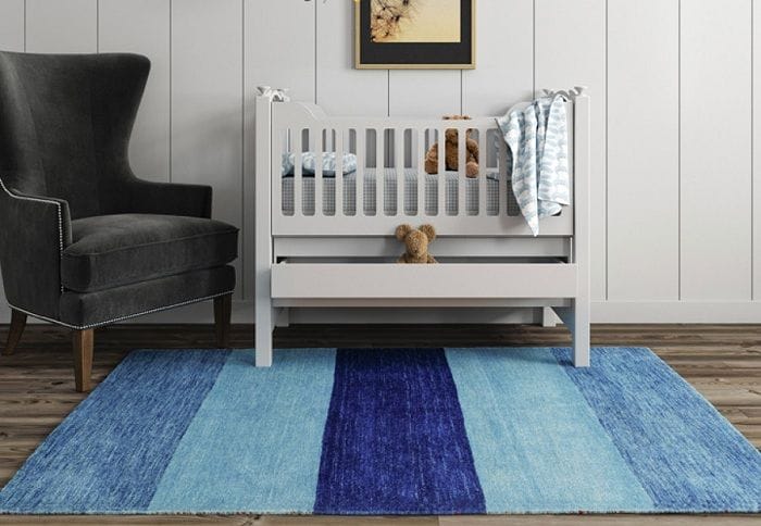alfombra azul