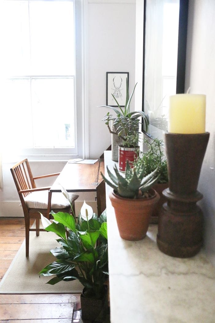 escritorio y chimenea b&b  brixton town