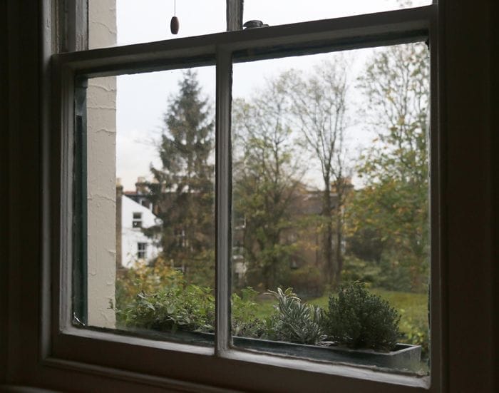 Ventana habitacion b&b  brixton town