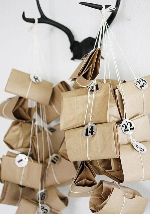 Calendario Adviento papel