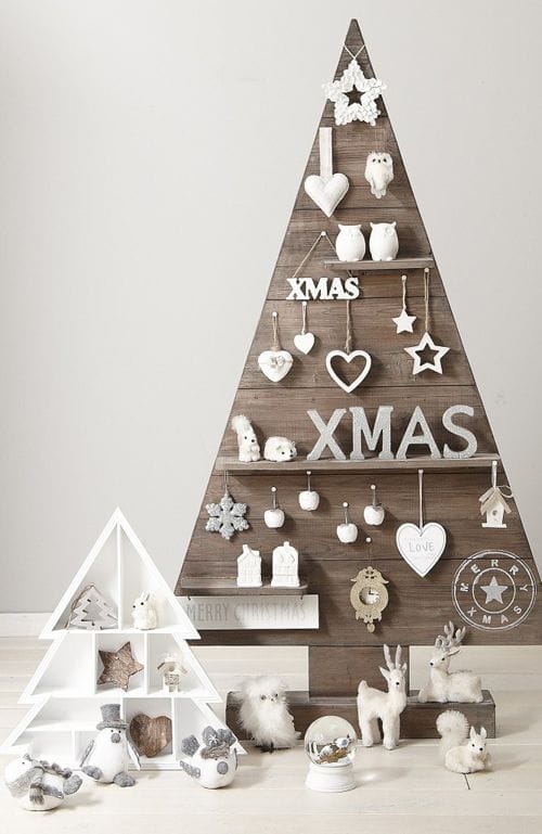 arboles de navidad ideas madera 7