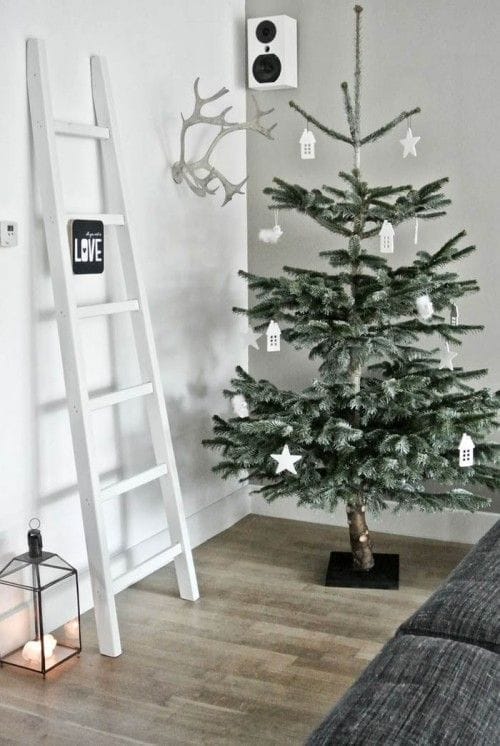 decoracion arbol navidad blanco 3