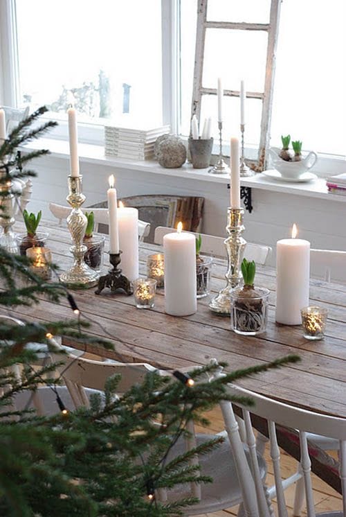 decoracion mesas navidad