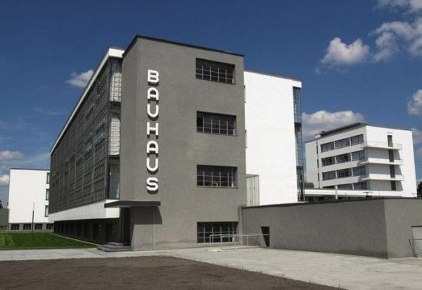 Bauhaus, Dessau (near Berlin), Germany - iconical masterpiece of modern architecture designed in 1925 by Walter Gropius