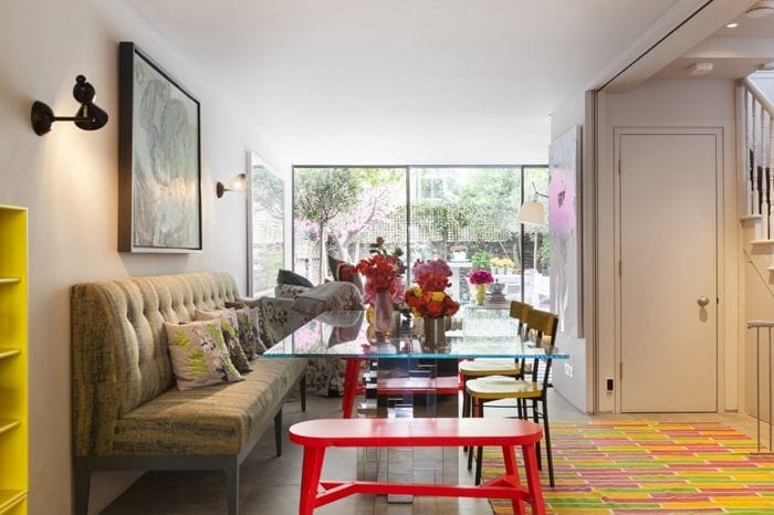 salon colorido apartamento notting hill