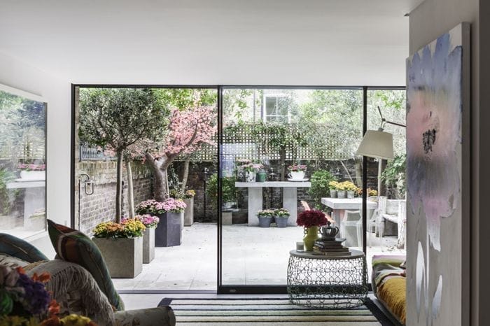 vista de terraza notting hill