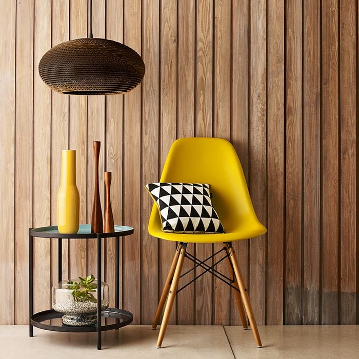 silla charles ray eames colo amarillo dsw diseño de sillas iconicas