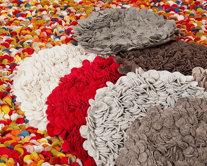 Alfombras de Fieltro Recortado
