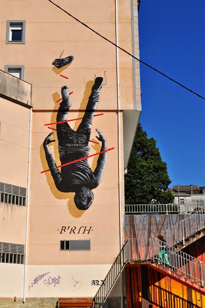 mural mister x birth desordes creativas ordes a coruna galicia street art arte urbano graffiti grafo