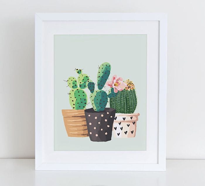 cactus acuarela 1