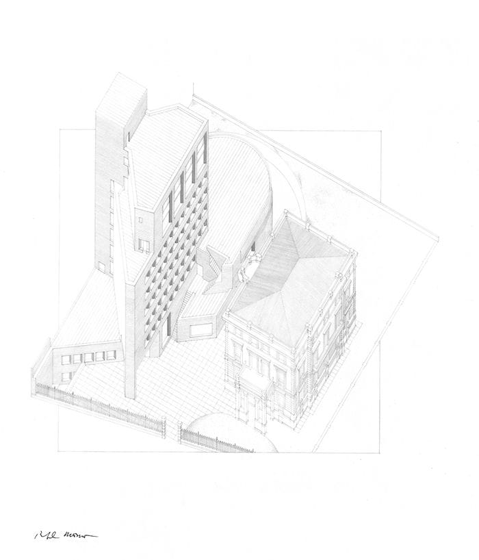 boceto sede bankinter madrid