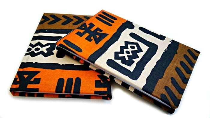 cuadernos libretas mud cloth