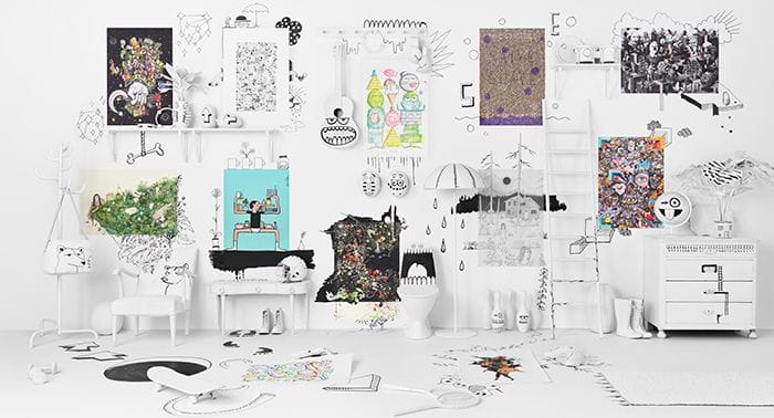 dibujos ikea art event