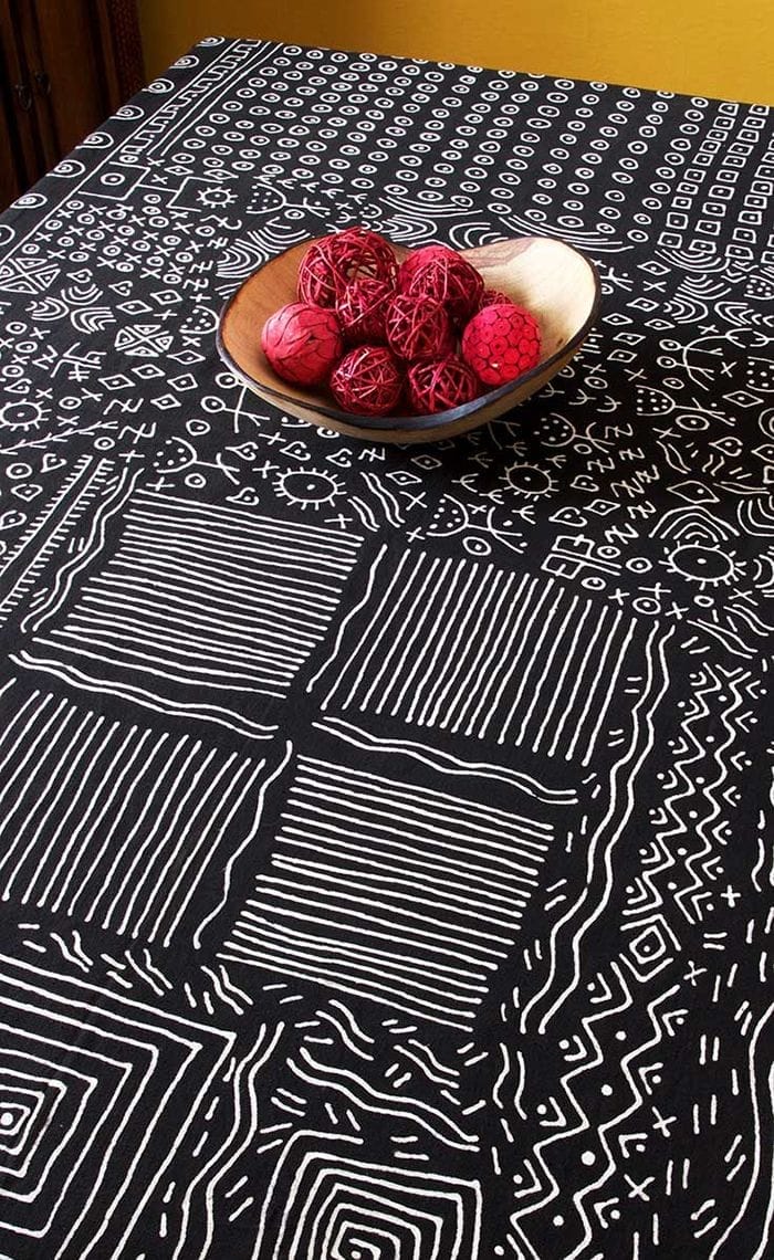 mantel tela mud cloth