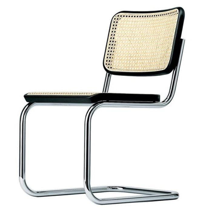 Silla tubular oscilante con rejilla