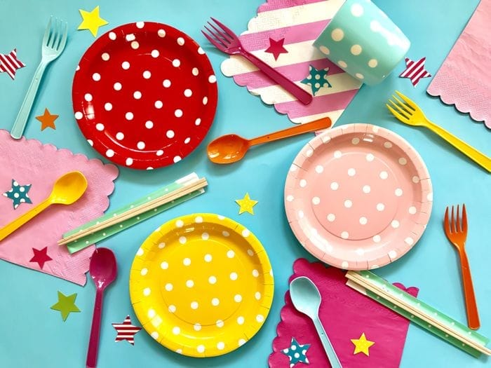 platos decorativos fiesta