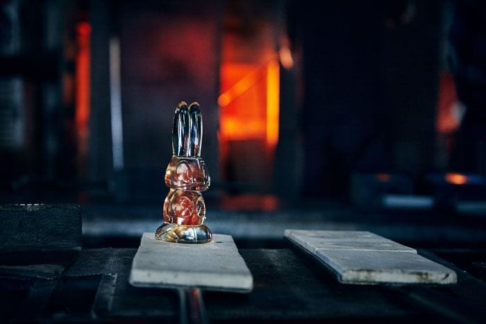 hornos vidrio a mano conejo